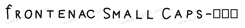 Frontenac Small Caps字体转换